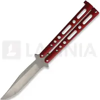 Bear & Son Butterfly Red Stonewash foldekniv