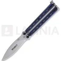 Bradley Kimura Butterfly G10 balisong, black/blue