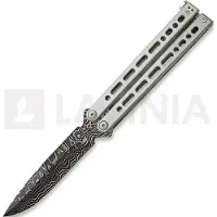 Bear Ops Bear Song VIII Spear Point balisong, grå