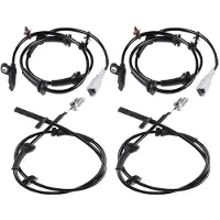 Torribaly Front Rear Left Right ABS Wheel Speed Sensor for ROGUE X-TRAIL S35 T31 T31Z 2.5L L4 4WD 47900-JG200 47910-1DA1A