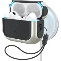 ESR Orbit HaloLock MagSafe-etui til AirPods Pro 3 – grå og svart