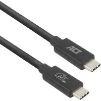 ACT USB4 20Gbps 240W USB Type-C-kabel, USB-IF-sertifisert, 2 meter
