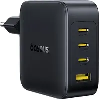 Baseus EnerFill FH11 GaN 140W Wall Charger 3xUSB-C + 1xUSB-A - Black