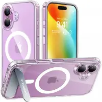 Torras Pstand Series-etui for iPhone 16 (gjennomsiktig)