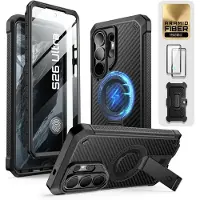 Supcase Unicorn Beetle Pro Mag Mag MagSafe 2-sett-etui for Samsung Galaxy S26 Ultra - Svart