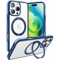 Torras Ostand R Fusion Case for iPhone 16 Pro Max (Blue)