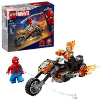 LEGO Marvel - Spider-Man Mot Ghost Rytter... 76335 - 72 Deler - - OneSize - Klosser