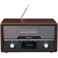 Denver MDA-525DW retro stereoanlegg / DAB+-radio med Bluetooth / stereo med CD-spiller og USB