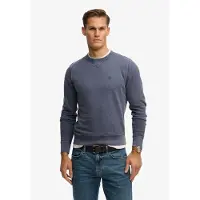 Superdry for man. M2014044A Classic Essential blue sweatshirt (XXL), Casual, Cotton