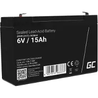 Green Cell AGM VRLA Batteri 6V 15Ah