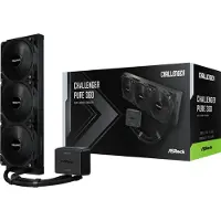 Asrock Challenger Pure 360, Alt-i-ett væskekjøler, 12 cm, Svart