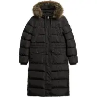 Superdry Everest Faux Fur Longline Jakke