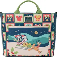 Loungefly Mickey &amp; Minnie Holiday Ryggsekk