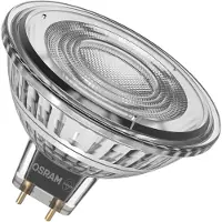 Osram LED SUPERSTAR - LED-pære for søkelys - form: MR16 - GU5.3 - 6.1 W (ekvivalent 50 W) - klasse E - varmt hvitt lys - 2700 K