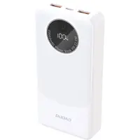 Dudao K12Pro Power Bank 22,5 W PD 20 000 mAh USB-A, USB-C – hvit