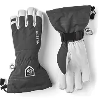 Hestra Army Leather Heli Ski, Skihansker, Grey