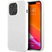 Mercedes Sølvfarget stjernemønster-etui for iPhone 13 Pro / iPhone 13 - Hvit