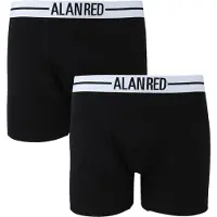 Alan red Boksershorts 2-pakning Svart Størrelse