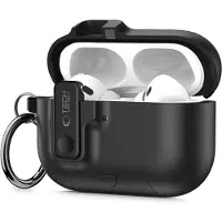 Tech-Protect Slim Hook Case for AirPods Pro 3 - Black