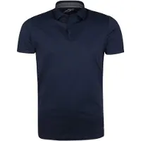 Pure funksjonell polo med korte ermer i mørkeblått Mørkeblå Blå Størrelse