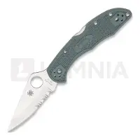 Spyderco Delica 4 foldekniv, FRN, foliage green, taggete