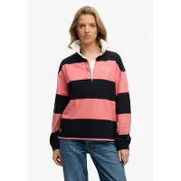 Superdry Heritage Stripe Rugby Langermet Poloskjorte