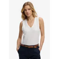 Superdry Studios Vee Ermeløs V-hals T-skjorte