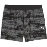 Puma Brightstride Dreamrun Printed Running 5" Shorts Men, Clothing, Black, S