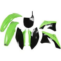 Ufo Kawasaki Kxf 250 2009-2012 Kakit212-999 Plastsett