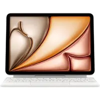 Apple Magic Keyboard - Tastatur og folioveske - med styrepute - Smart connector - QWERTY - Dansk - hvit - for 10.9-inch iPad Air (4. generasjon, 5. generasjon) 11-inch iPad Air (M2, M3)