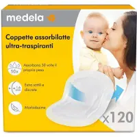 Medela Ultra-breathable Nursing Pads 120 Pcs Brystvortebeskyttere 120 Enheter