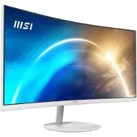 MSI PRO MP341CQW - LCD-skjerm - kurvet - 34 - 3440 x 1440 UWQHD @ 100 Hz - VA - 300 cd/m² - 3000:1 - 1 ms - 2xHDMI, DisplayPort - høyttalere - hvit
