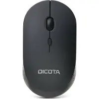 Dicota Wireless Mouse SILENT V2 - Mus - Optisk - 3 knapper - Svart