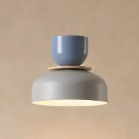 Aldex Hengelampe Uto, grå/blå, Ø 30 cm, metall