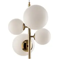 Aldex Hengelampe Dione, 4 lyskilder, gull