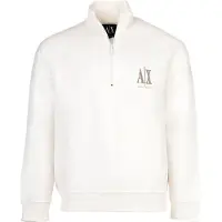 Armani Exchange for man. XM000370AF10818U0009 White Casual Sweatshirt (XXL), Cotton, Long sleeve