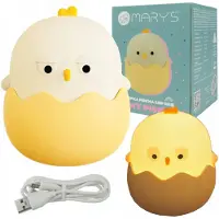 Marnys LED RGB nattlys sovende kylling