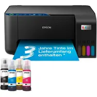 Epson EcoTank ET-2861 - Multifunksjonsskriver - farge - ink-jet - ITS - A4 (medie) - opp til 10 spm (trykking) - 100 ark - Wi-Fi, USB - svart