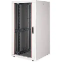 Roline 26.21.0039, Frittstående hylle, 32U, 600 kg, Rack skinner, Justerbare bein, 77 kg