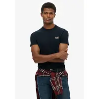 Superdry Essential T-Shirt Navy Blå ørkeblå Størrelse