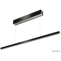 Evotec LED-hengelampe Orix, hvit, 120 cm lang