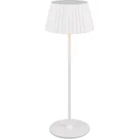 Reality Suarez LED-bordlampe, hvit, høyde 39 cm, metall