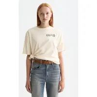 Scotch & Soda Washed Artwork Loose Fit Kortarmet T-skjorte