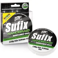Sufix Nanobraid Flettet Fiskesnøre 100 M