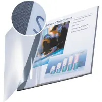 Leitz ImpressBIND - A4 (210 x 297 mm) - 35 ark - blå med transparent frontdeksel - mykt deksel - for impressBIND 140, impressBIND 280