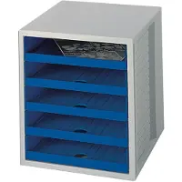 HAN 5 SKUFFER SKAPSETT, POLYSTYREN, A4, ÅPEN, BLŠHN140114-10