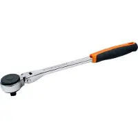 Bahco 3/8´´ Reversible And Articulated Head With 60 Teeth And An Action Angle Of 6° 280 Mm Skralle