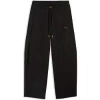 Puma HER Relaxed Barrel Leg Pants Women, Clothing, Black, L