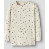 Lil´ Atelier Lil' Atelier Genser - Rib - NmfGago - Turtledove/Floral - - 6 år (116) - Genser