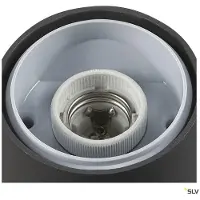 SLV Grafit stibelysning antracit sylinder 90 cm